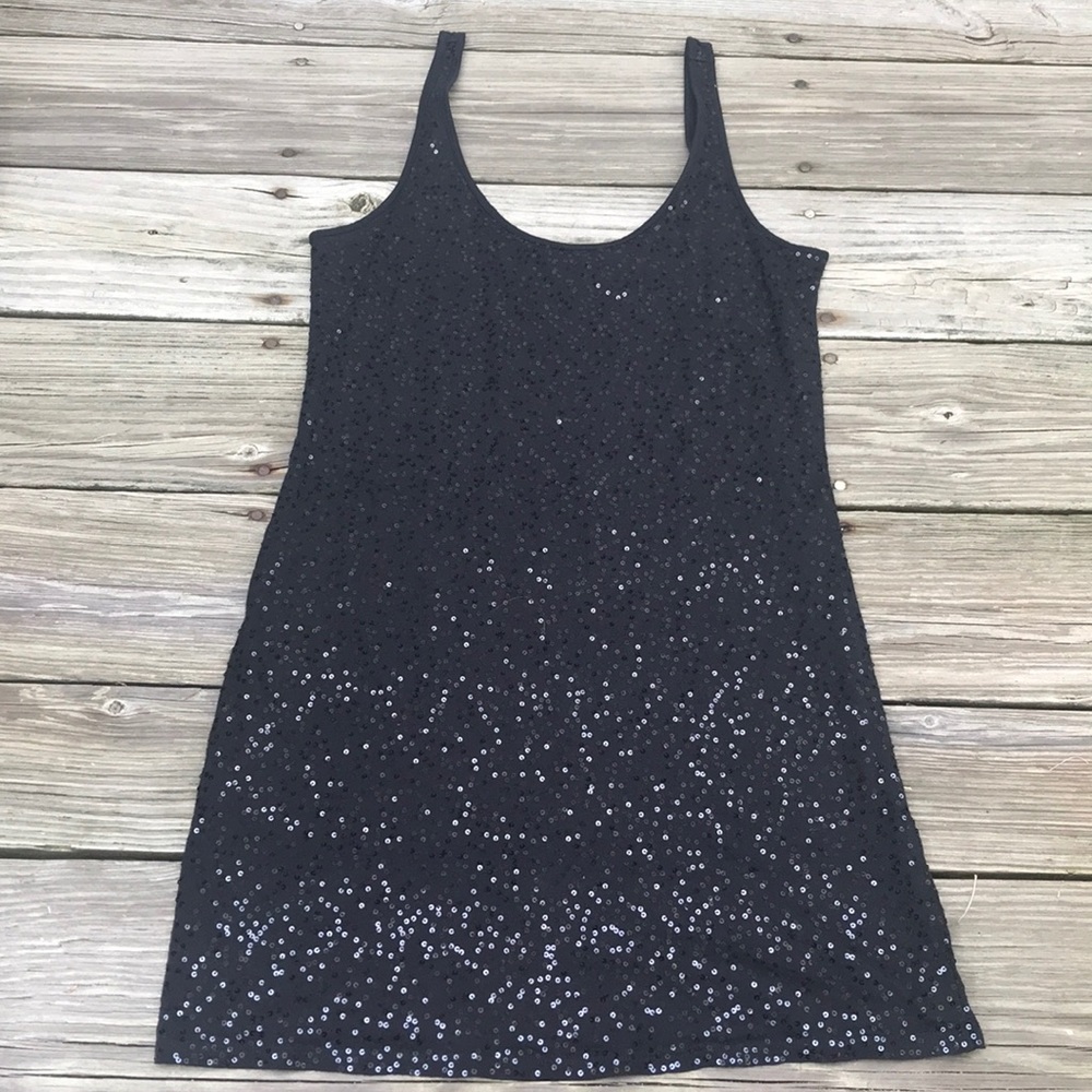 Express Sequined Tunic Tank